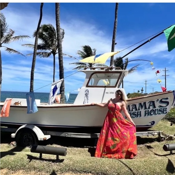 🥭FARM RIO ombré forest maxi dress - Picture 3 of 13